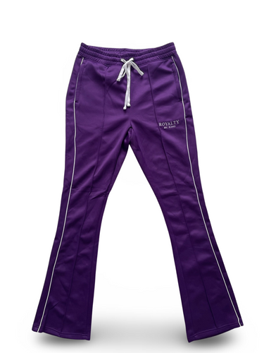 Stacked Tracks Pants - RoyaltyByKing ( Purple Rain )