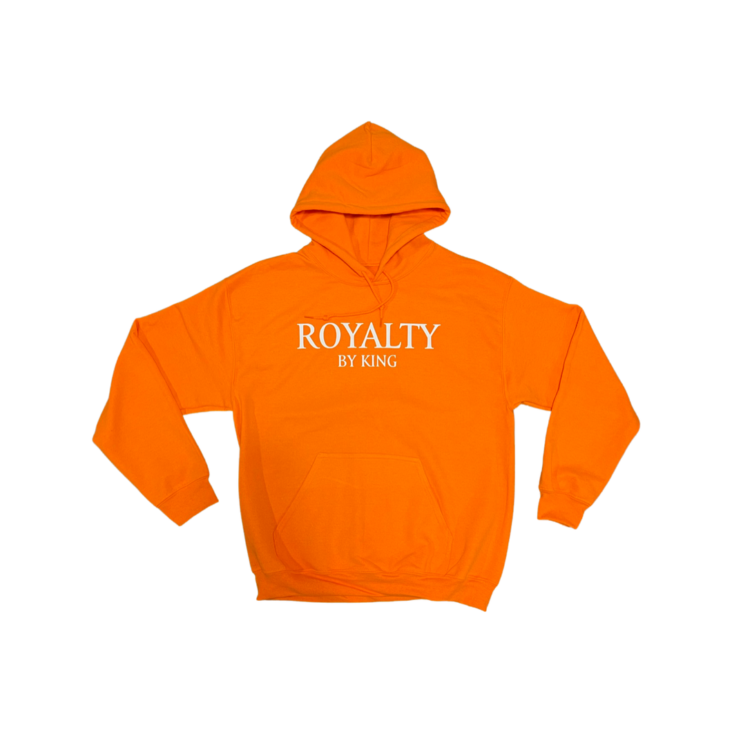 Hoodie - RoyaltyByKing (Orange)
