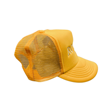 Load image into Gallery viewer, Trucker Hat - RoyaltyByKing &quot;Yellow&quot;