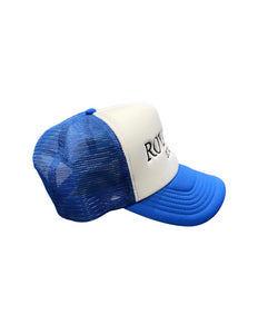 Trucker Hat - RoyaltyByKing  "Blue & White"