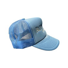 Load image into Gallery viewer, Trucker Hat - RoyaltyByKing &quot;Baby Blue&quot;