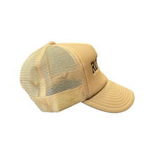 Load image into Gallery viewer, Trucker Hat - RoyaltyByKing &quot;Sand&quot;